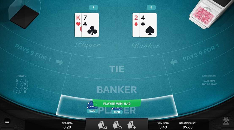 Mini baccarat